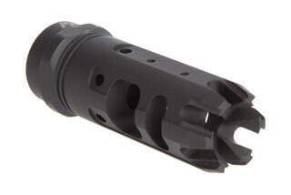 The Strike Industries King Comp - 5/8x24 muzzle brake is designed for AR10 style rifles